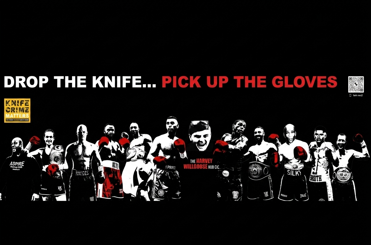 Drop the Knife mural